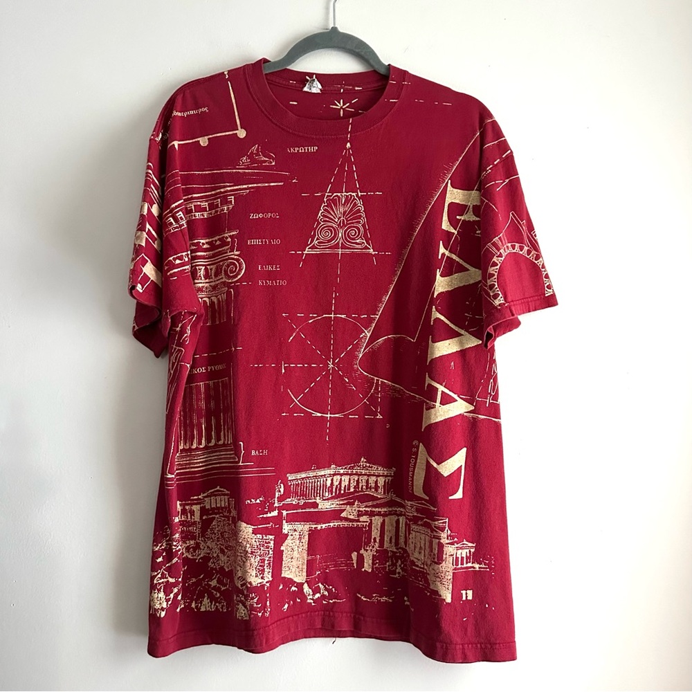 Greek Architecture Landmarks Tee‎